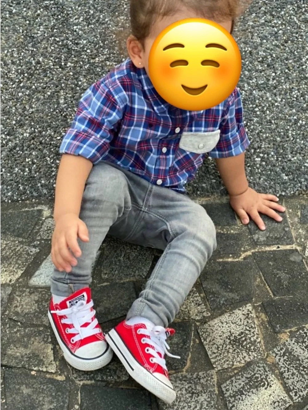 Converse Chuck Taylor Red Low-Top Canvas Sneakers with White Laces Toddler 7